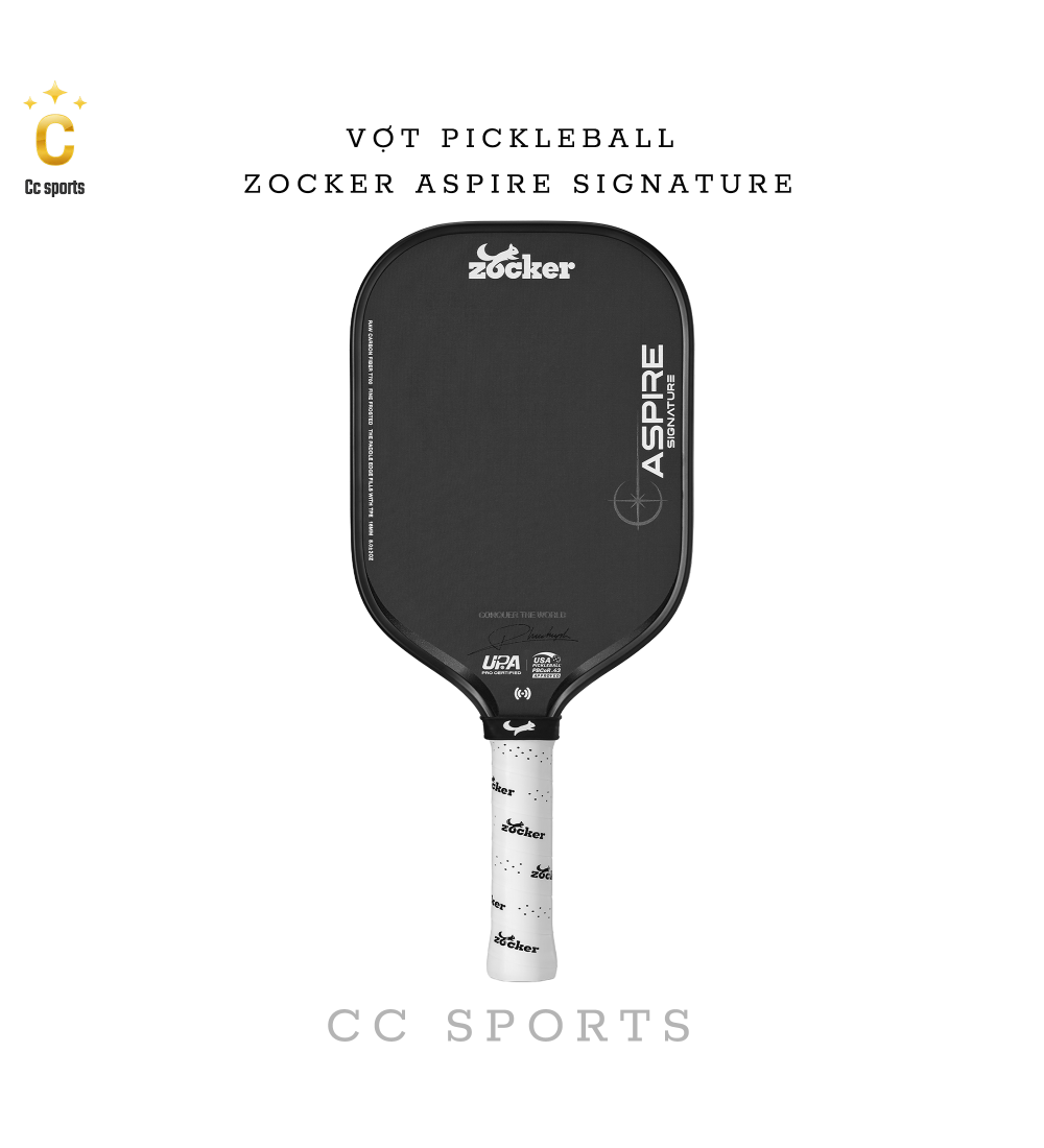 Vợt Pickleball Zocker Aspire Signature
